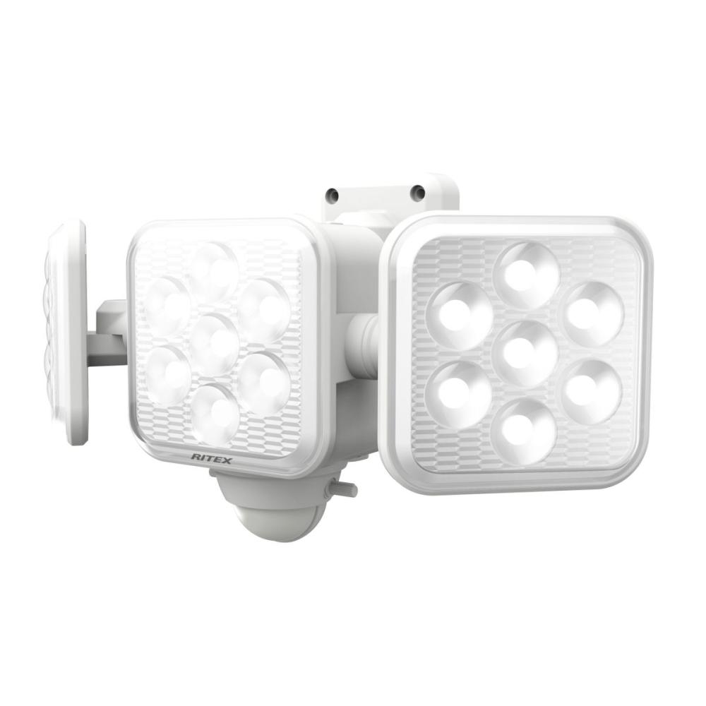 ムサシ　フリーアーム式ＬＥＤ電池センサーライト　５Ｗ×２灯　ＬＥＤ－２７０