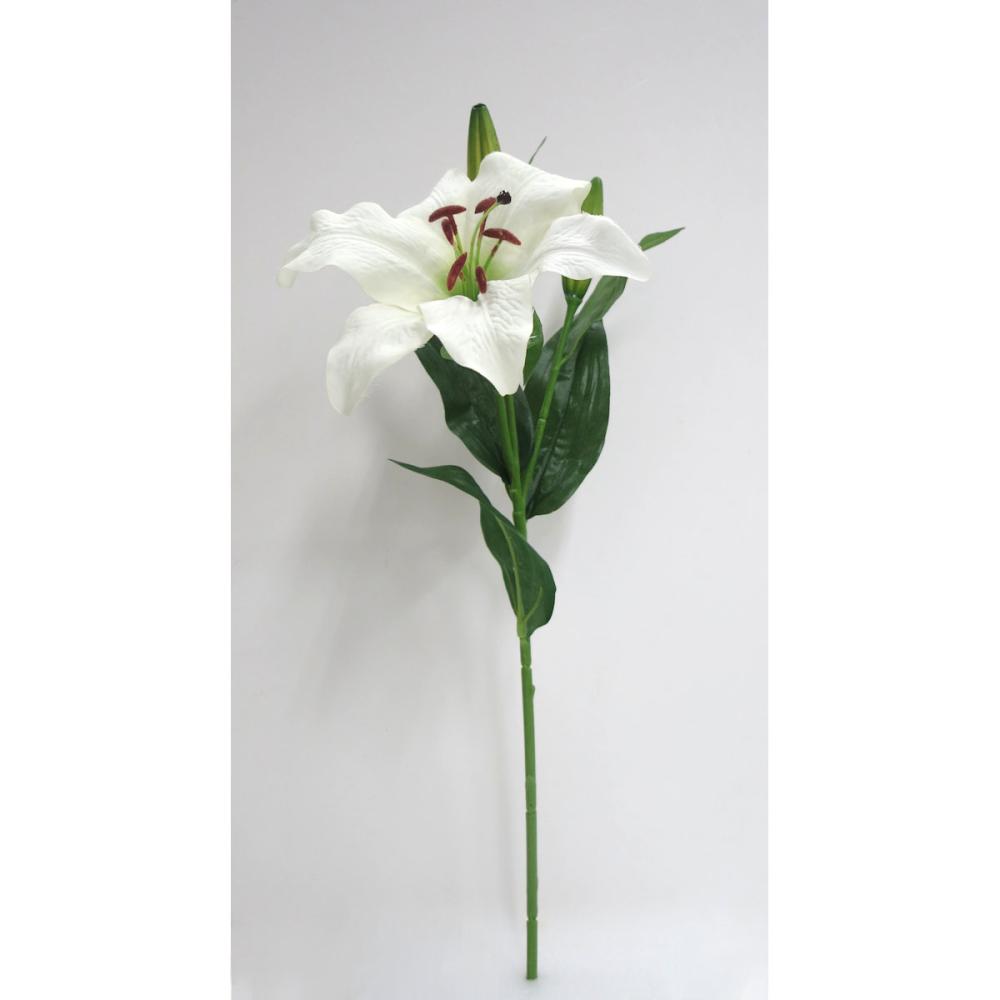造花　シングルカサブランカ　ホワイト　ＦＤ－０１０４