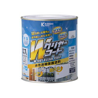 カンペハピオ Wカットクリヤー とうめい 0.7L