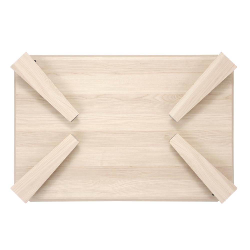 アテーナライフ　折畳ローテーブル　ナチュラル　幅７５×奥行５０×高さ３２ｃｍ　ＴＢ４８７