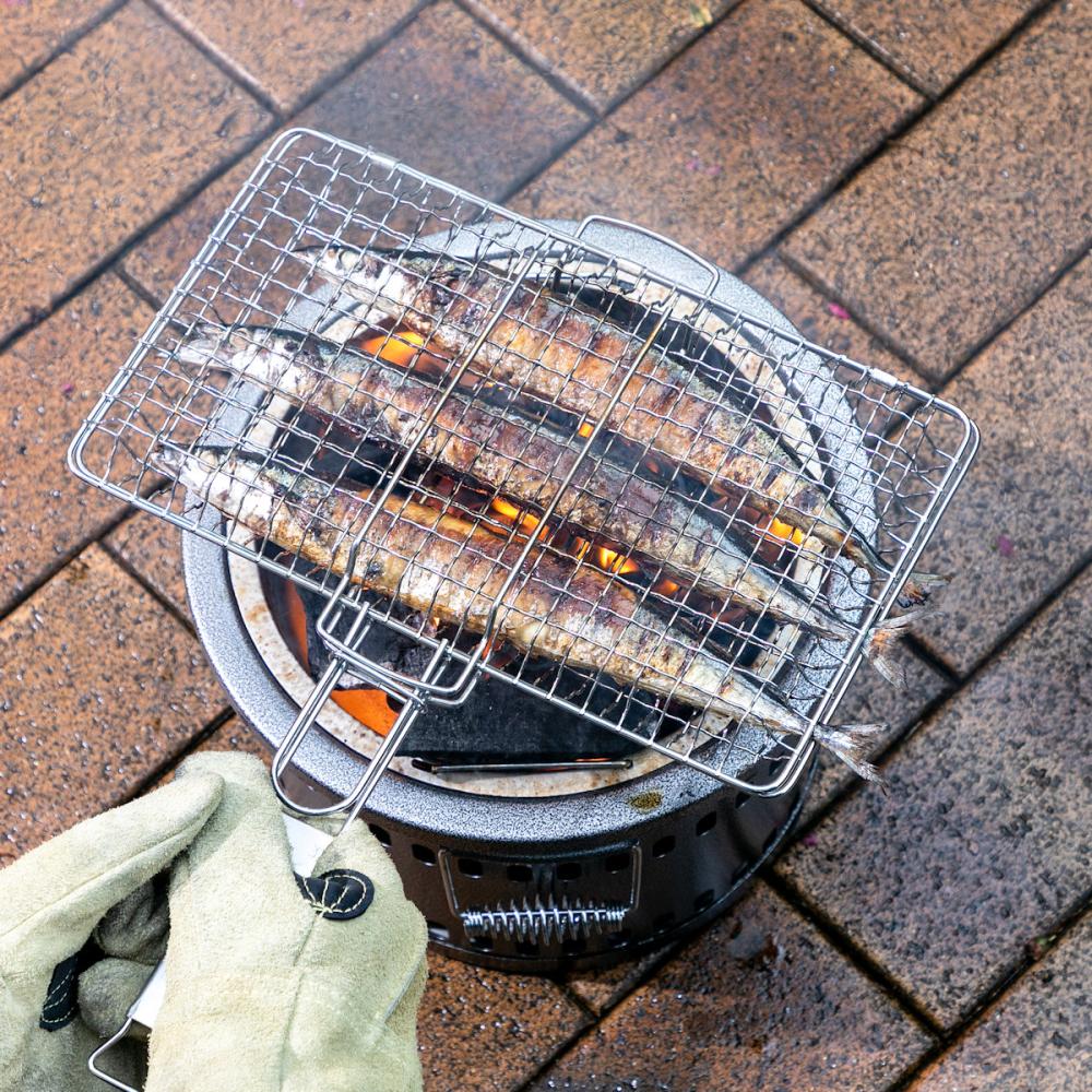 ナチュラルシーズン　ＢＢＱ　合わせ焼き網　大　ＫＪＬ５２２７