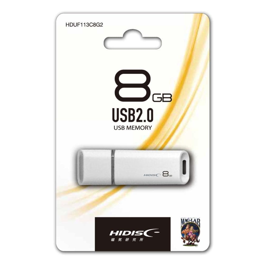 ＨＩＤＩＳＣ　キャップ式ＵＳＢメモリ　８ＧＢ　ＵＳＢ２．０