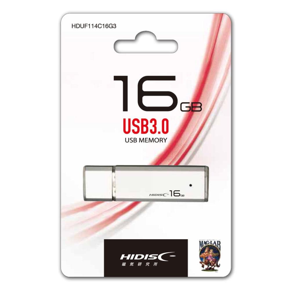 ＨＩＤＩＳＣ　キャップ式ＵＳＢメモリ　１６ＧＢ　ＵＳＢ３．０