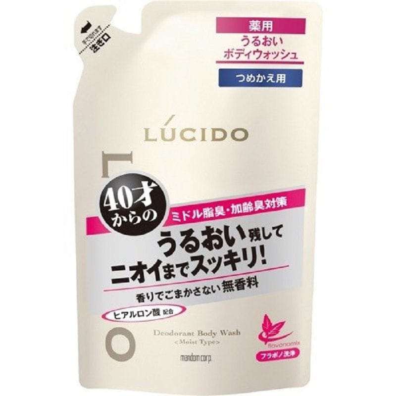 マンダム ルシード 薬用デオドラントボディウォッシュ うるおいタイプ 詰替用 380mL