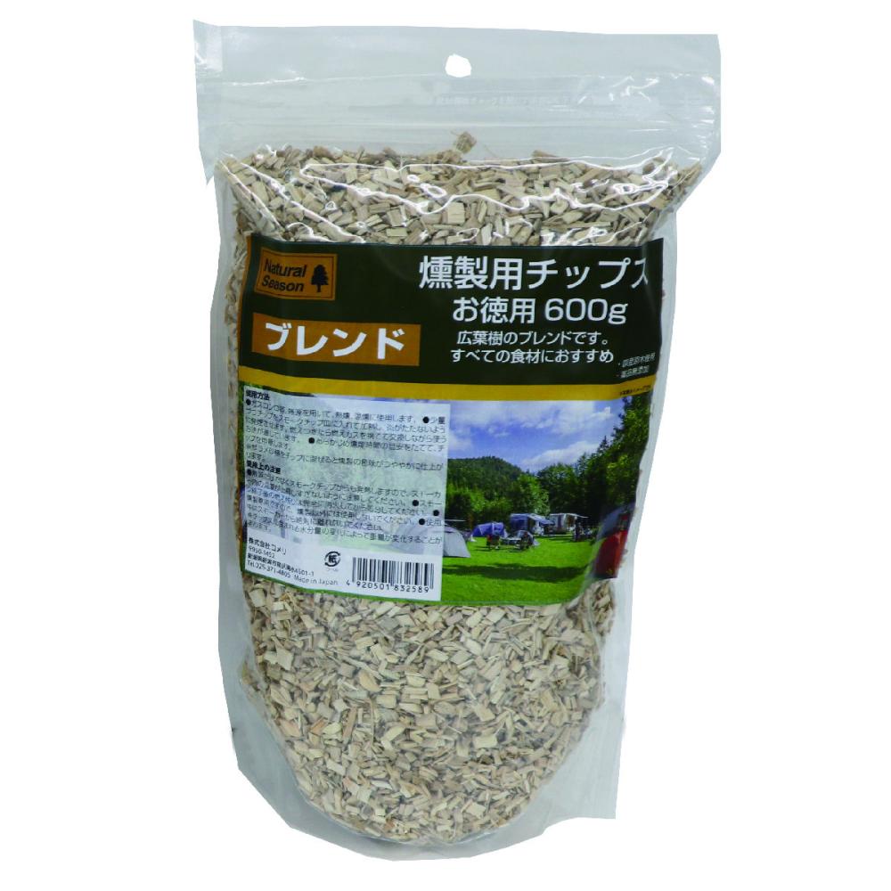 ナチュラルシーズン　燻製用チップス　お徳用　ブレンド　６００ｇ