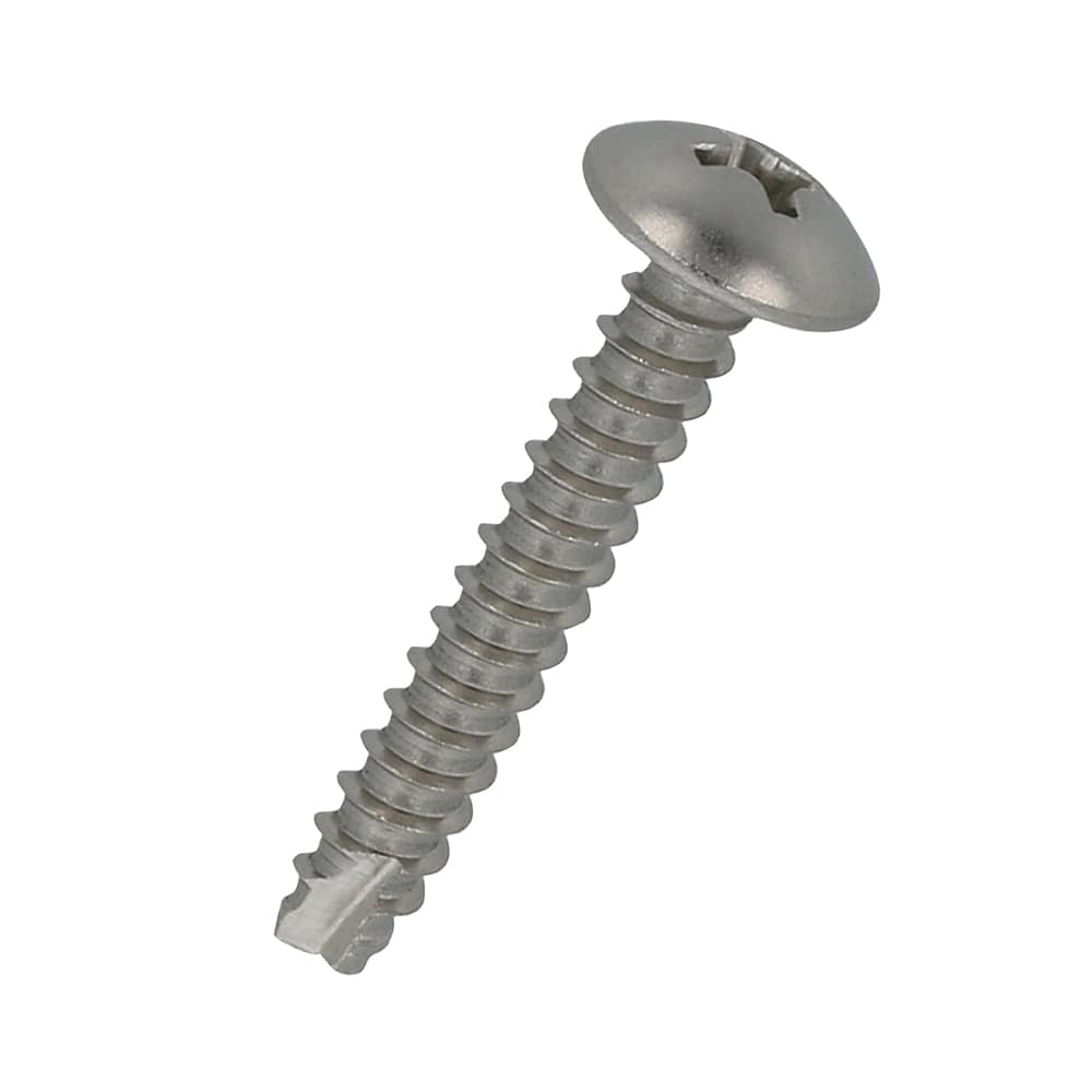 八幡ねじ ステントラスタッピング 2種溝付き(中) 4X10mm 25本入り