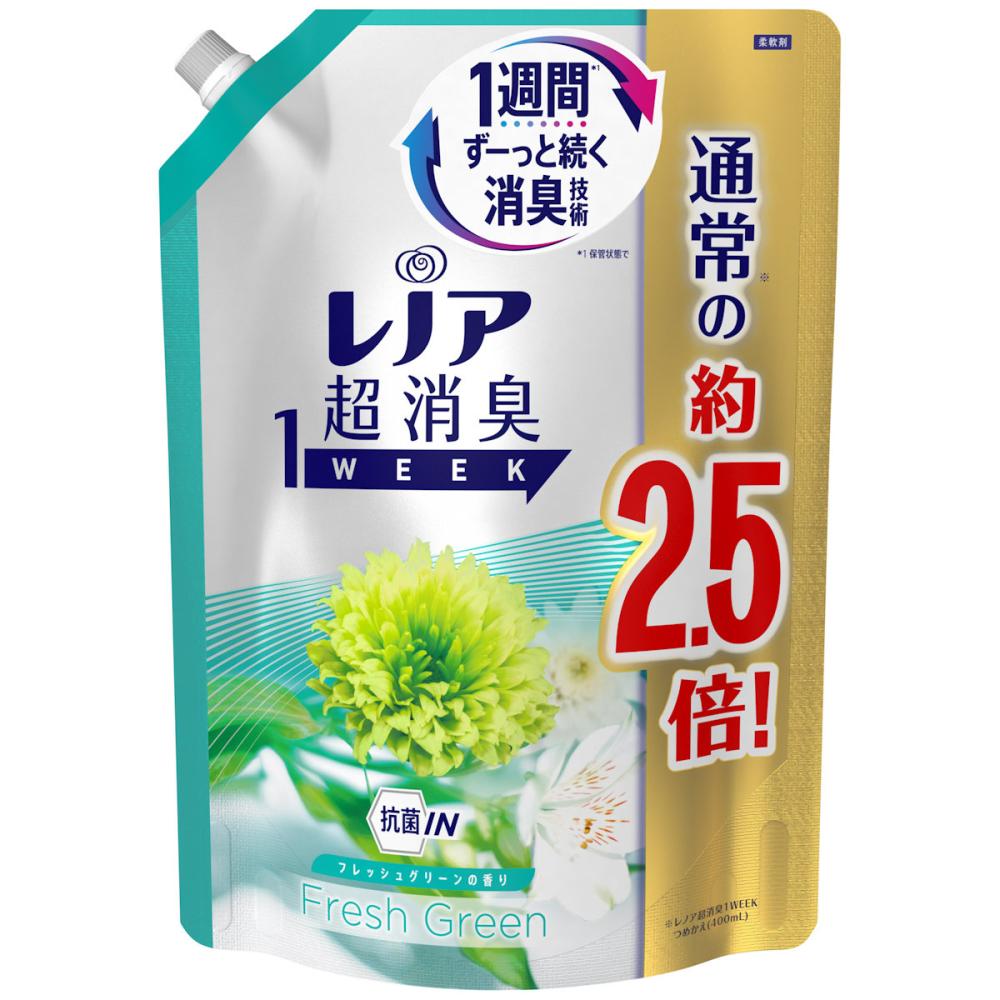 国内初の直営店 レノア 超消臭 1week シトラスの香り つめかえ用 400ml