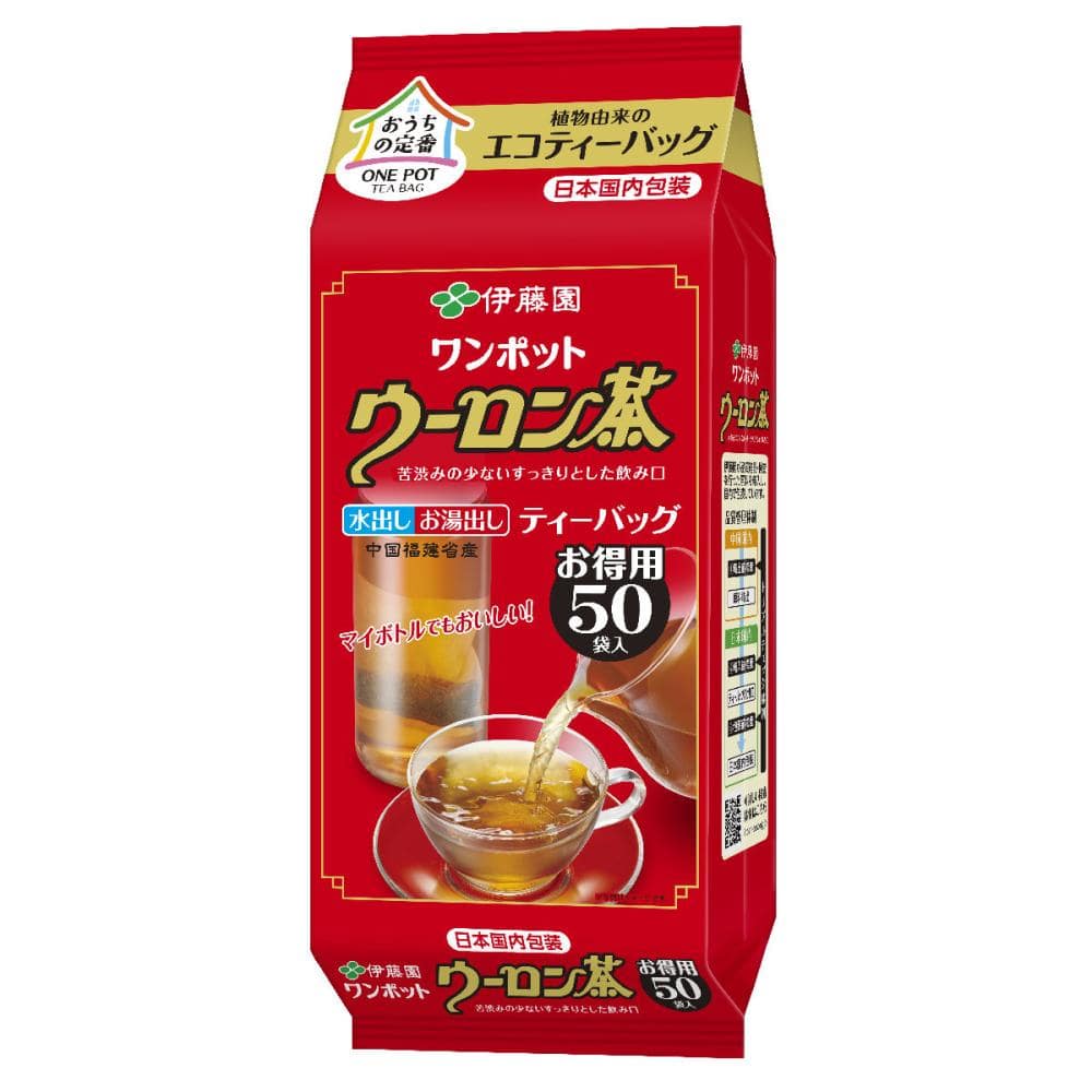 伊藤園 ワンポットウーロン茶 ティーバッグ 50袋入り