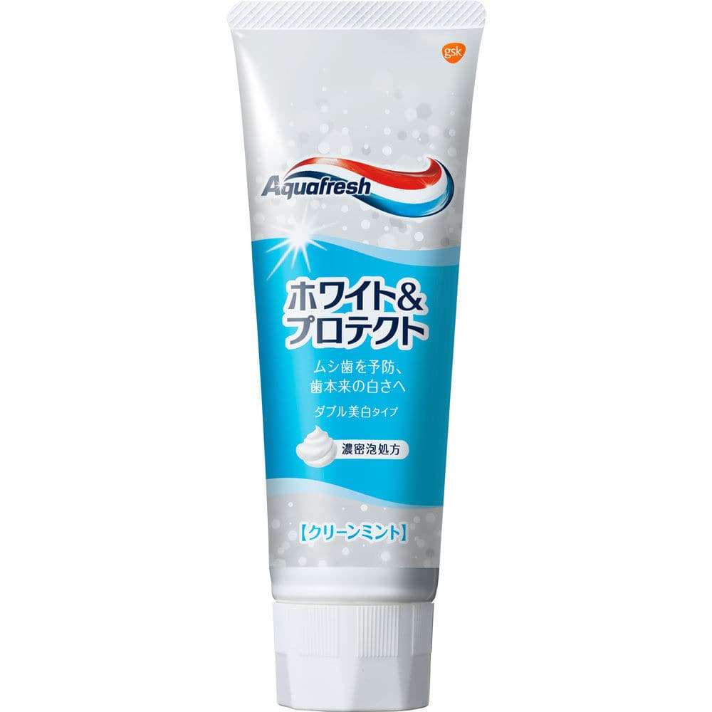 アース製薬　ｇｓｋ　アクアフレッシュ　ホワイト＆プロテクト　クリーンミント　１４０ｇ