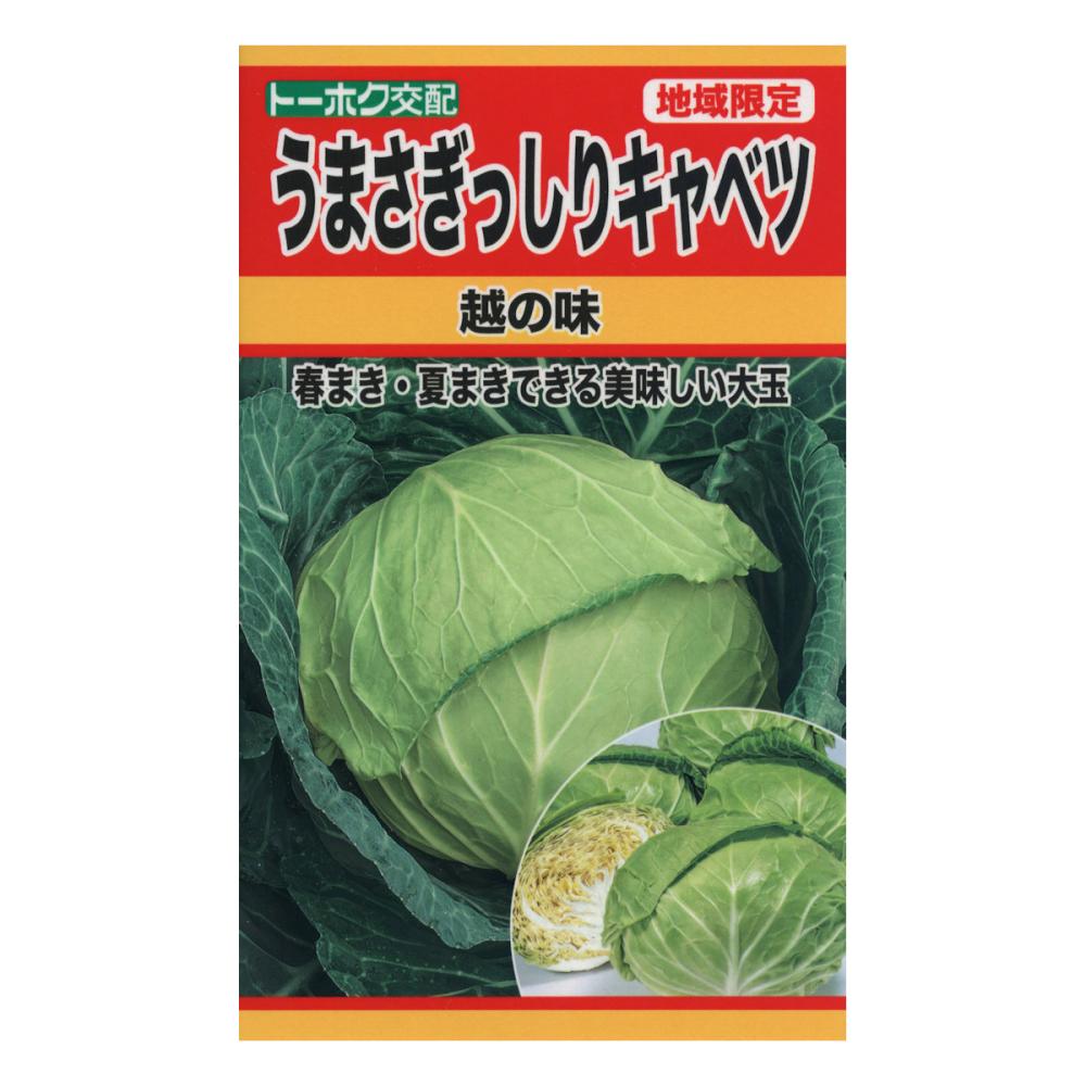 Ｆ１うまさぎっしりキャベツ　越の味