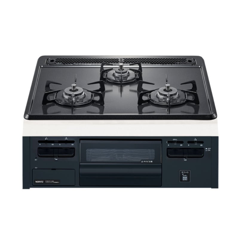 ノーリツ　ビルトインコンロ　メタルトップシリーズ　６０ｃｍタイプ　ＬＰガス　ＮＧＴ２ＳＱＢ　ＬＰＧ