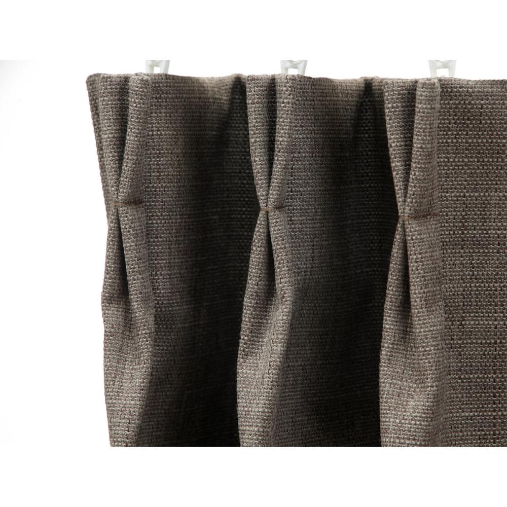 ドレープカーテン　完全遮光　ＵＬＳ００２　ブラウン　幅１５０×丈２２０ｃｍ　１枚入り