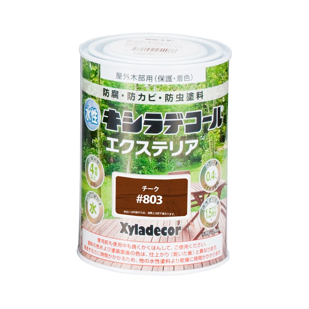 カンペハピオ　水性キシラデコール　エクステリア　チーク　０．４Ｌ