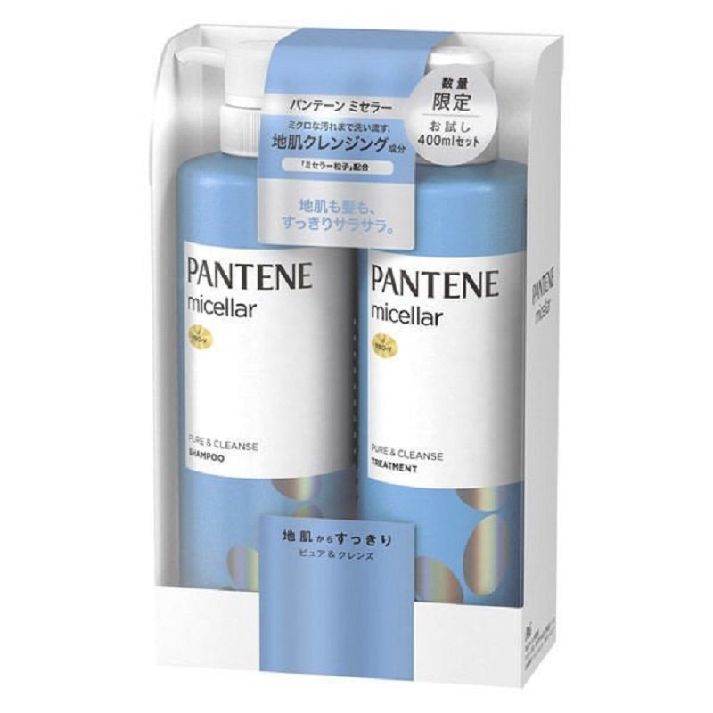 ｐ ｇ パンテーンミセラー ピュア クレンズ ポンプお試しペアセット ４００ｍｌ ４００ｇの通販 ホームセンター コメリドットコム