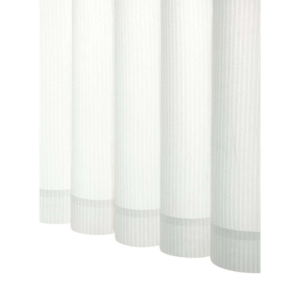 アテーナライフ　抗菌レースカーテン　プリ―ト　ホワイト　幅１００ｃｍ　２枚組　各サイズ