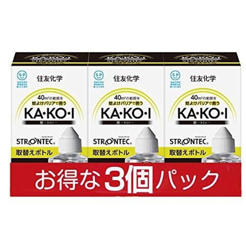 ストロンテック屋外蚊よけ　ＫＡＫＯＩ取り換えボトル　３個セット