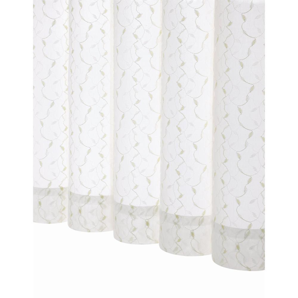 アテーナライフ　遮熱レースカーテン　シャルール　ホワイト　幅１００ｃｍ　２枚組　各サイズ