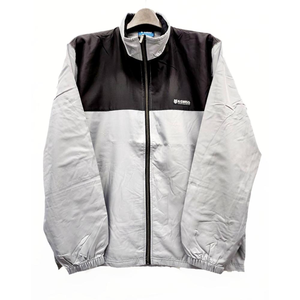 Ｋ－ＳＷＩＳＳ　タフタ裏トリコットジャケット　グレー　Ｍ　Ｋ６１４１