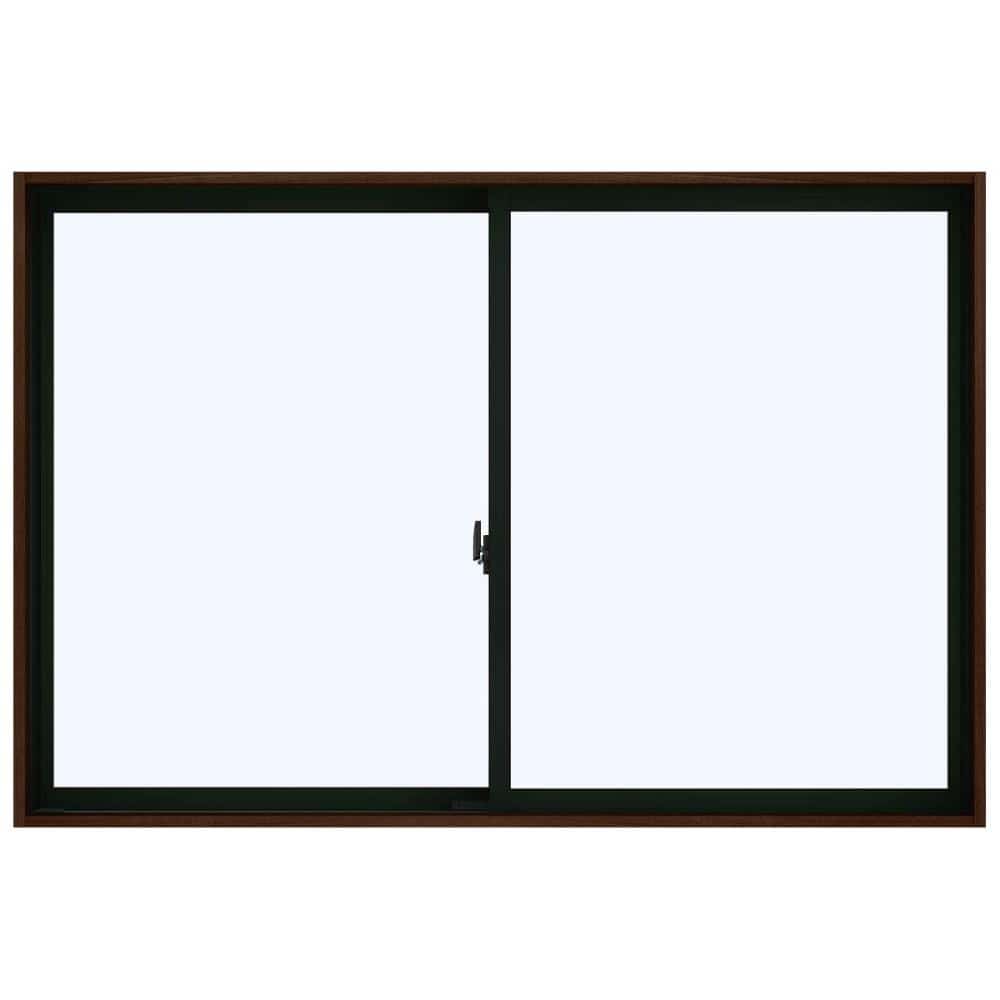 引違い窓　エピソードⅡ　ＮＥＯ　幅６４０×高さ５７０ｍｍ　ペアガラス：透明　枠色：外カームブラック　内カームブラック