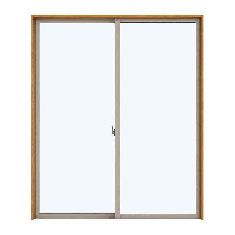 引違い窓　エピソードⅡ　ＮＥＯ　幅１６４０×高さ２０３０ｍｍ　ペアガラス：透明　枠色：外プラチナステン　内ホワイト