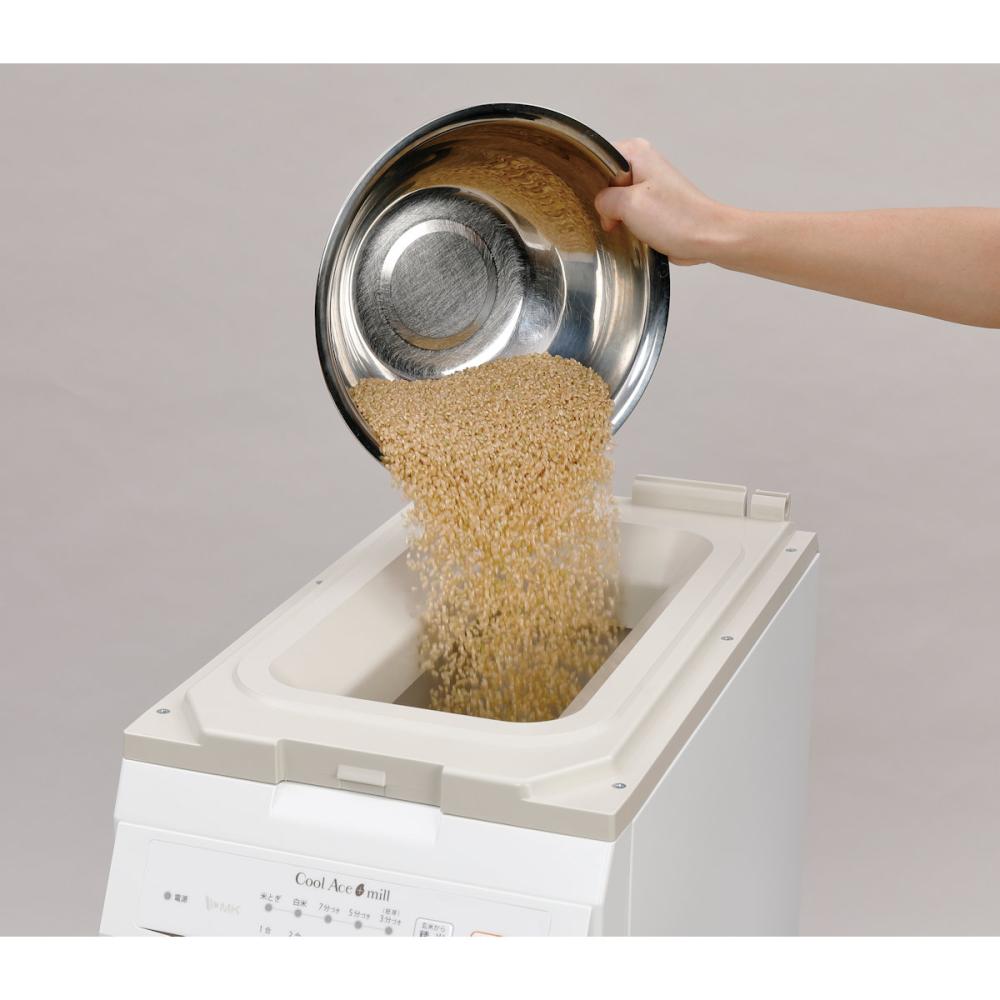 エムケ－精工　保冷精米機　クールエース＋ミル　ＰＨＫ－１１０Ｗ　玄米収納量１０ｋｇ