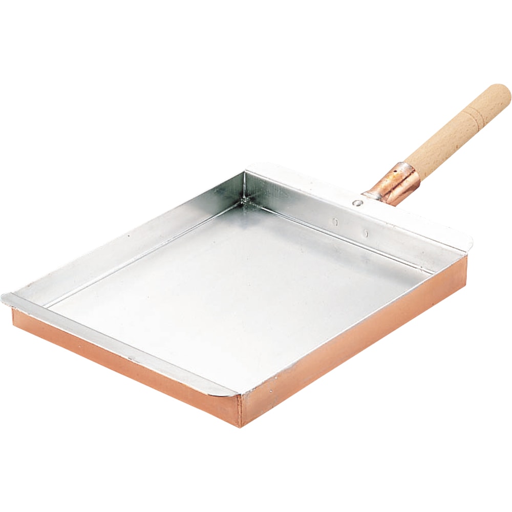 丸新銅器 銅玉子焼関西型 10.5cm