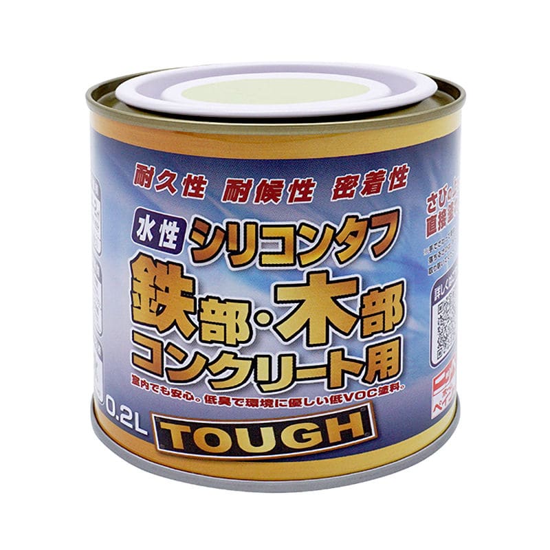 ニッペホームプロダクツ 水性高耐久鉄部木部用塗料 ミルキーホワイト 0.2L