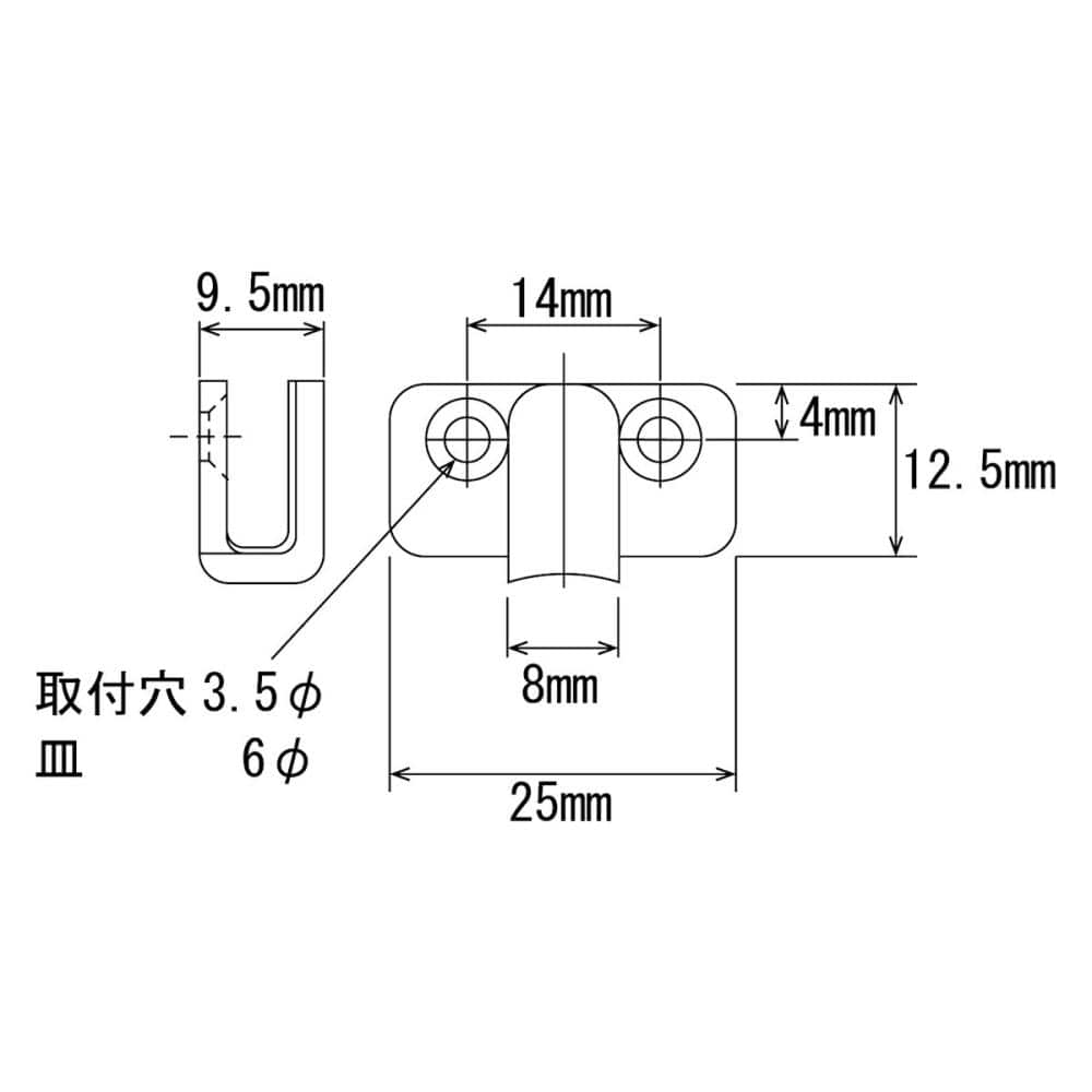 Ｎｅｗ　Ｈｉｋａｒｉ（ニューヒカリ）　ルーム戸当　ゴールド白ゴム　フック付　ＳＨ－ＴＲ１５ＧＷ