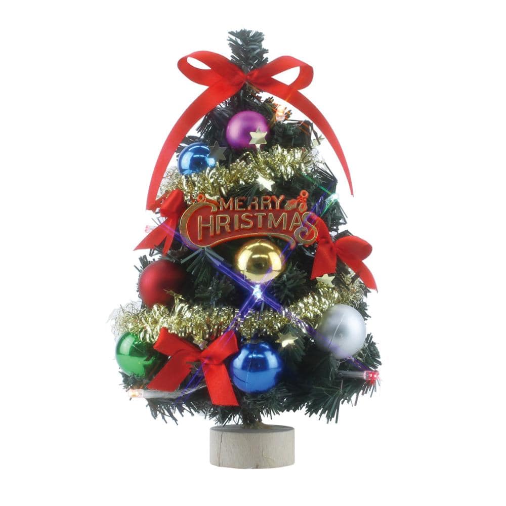 東京ローソク クリスマス オーナメント デコレーションツリー カラフル ２４ｃｍの通販 ホームセンター コメリドットコム