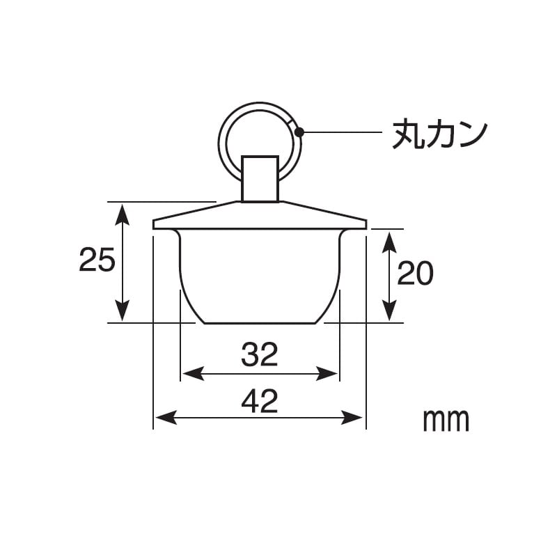 ＳＡＮＥＩ（サンエイ）　バス用ゴム栓　ＴＯＴＯタイプ　クサリなし　ＰＨ２７０Ｆ－３２