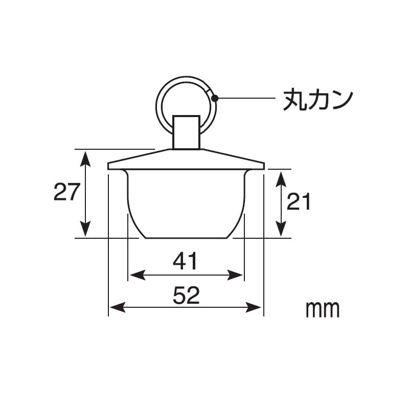 ＳＡＮＥＩ（サンエイ）　バス用ゴム栓　ＴＯＴＯタイプ　クサリなし　ＰＨ２７０Ｆ－４１