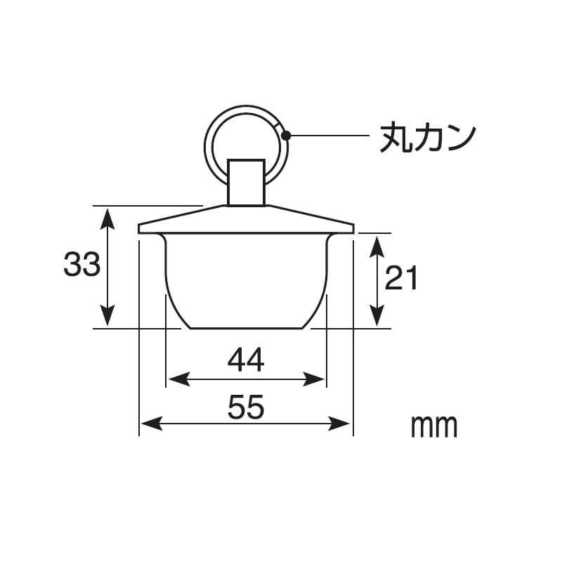 ＳＡＮＥＩ（サンエイ）　バス用ゴム栓　ＴＯＴＯタイプ　クサリなし　ＰＨ２７０Ｆ－４４