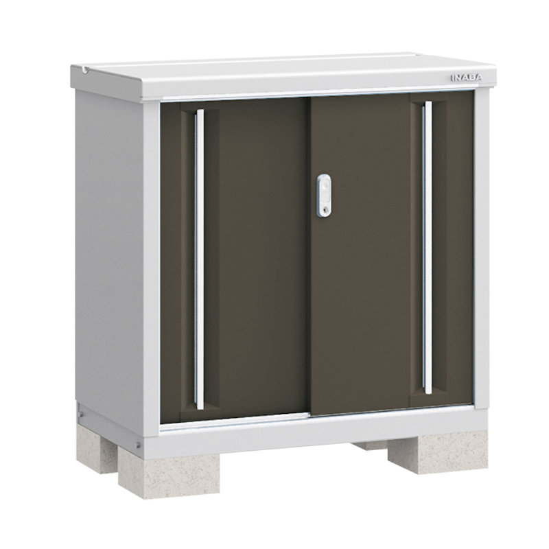 イナバ　シンプリーＭＪＸ－０９５Ａ　全面棚　ブラウン　約幅０．９×奥行０．６ｍ