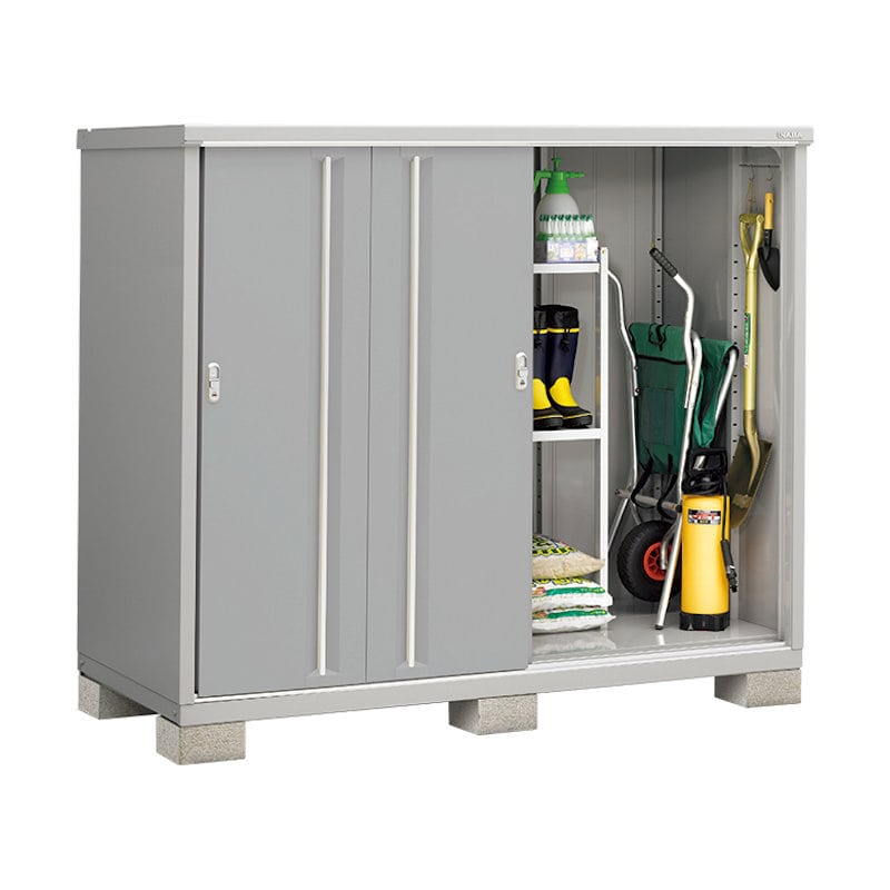 イナバ　シンプリーＭＪＸ－１９９Ｄ　全面棚　ブラウン　約幅２×奥行１ｍ