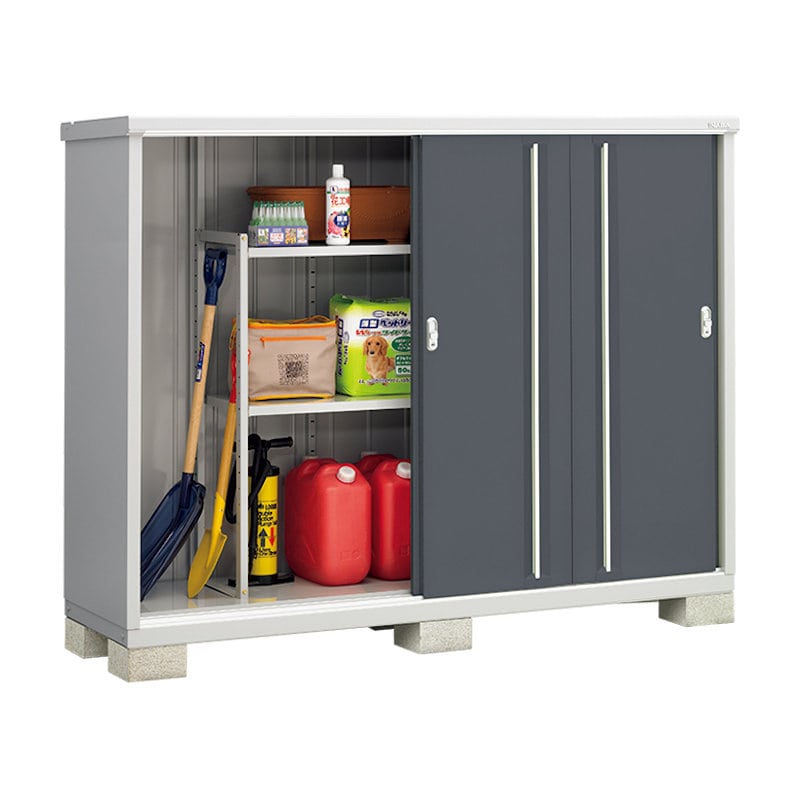 イナバ　シンプリーＭＪＸ－２１６Ｄ　全面棚　ブラウン　約幅２．２×奥行０．７ｍ