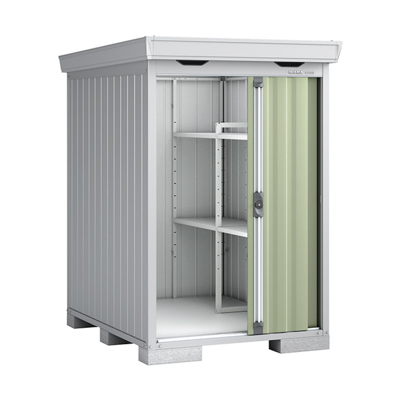 イナバ　フォルタＦＳ－１４１８Ｓ　一般・多雪型　グリーン　約幅１．４×奥行１．８ｍ