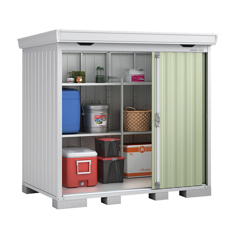 イナバ　フォルタＦＳ－２２１４Ｈ　補強Ａセット　ブラウン　約幅２．３×奥行１．４ｍ