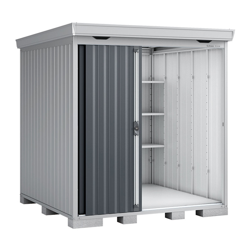 イナバ　フォルタＦＳ－２２２２Ｓ　多雪型　グレー　約幅２．３×奥行２．３ｍ