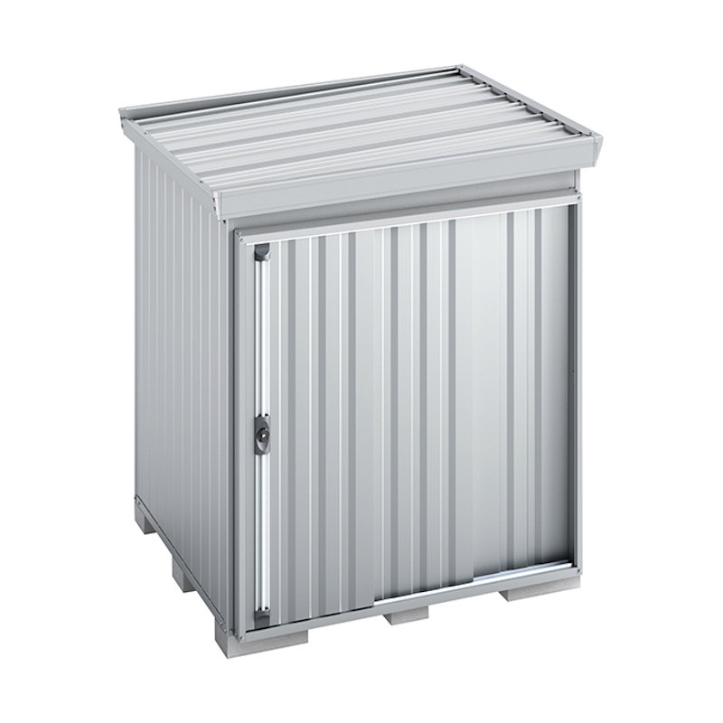 イナバ　フォルタ屋根傾斜変更タイプＦＫ－１８１８Ｓ　多雪型　シルバー　約幅１．８×奥行１．８ｍ