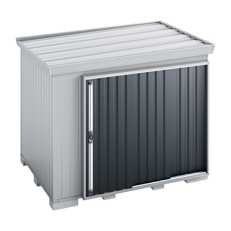 イナバ　フォルタ屋根傾斜変更タイプＦＫ－２６２６ＳＡ　多雪型　グレー　約幅２．７×奥行２．７ｍ