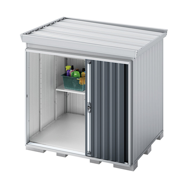 イナバ　フォルタ屋根傾斜変更タイプＦＫ－２２１５ＳＡ　グレー　約幅２．３×奥行１．６ｍ