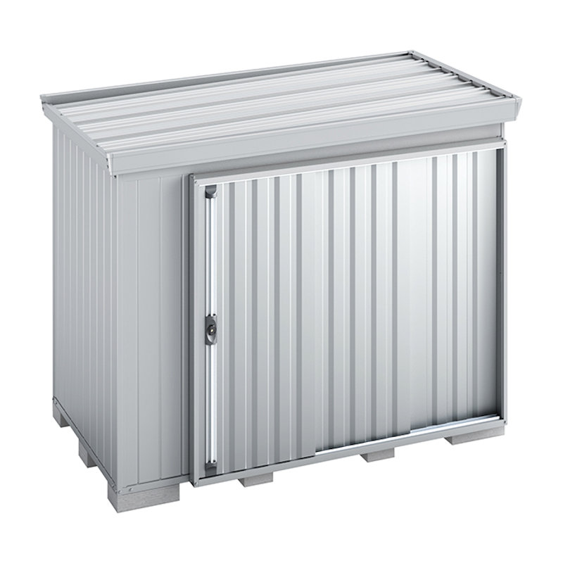 イナバ　フォルタ屋根傾斜変更タイプＦＫ－２６１４ＳＡ　シルバー　約幅２．７×奥行１．４ｍ