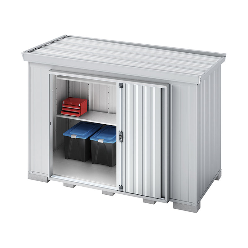 イナバ　フォルタ屋根傾斜変更タイプＦＫ－３０１４ＳＡ　豪雪型　シルバー　約幅３．１×奥行１．４ｍ