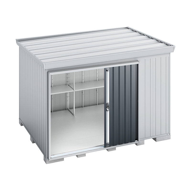 イナバ　フォルタ屋根傾斜変更タイプＦＫ－３０２２Ｓ　グレー　約幅３．１×奥行２．３ｍ