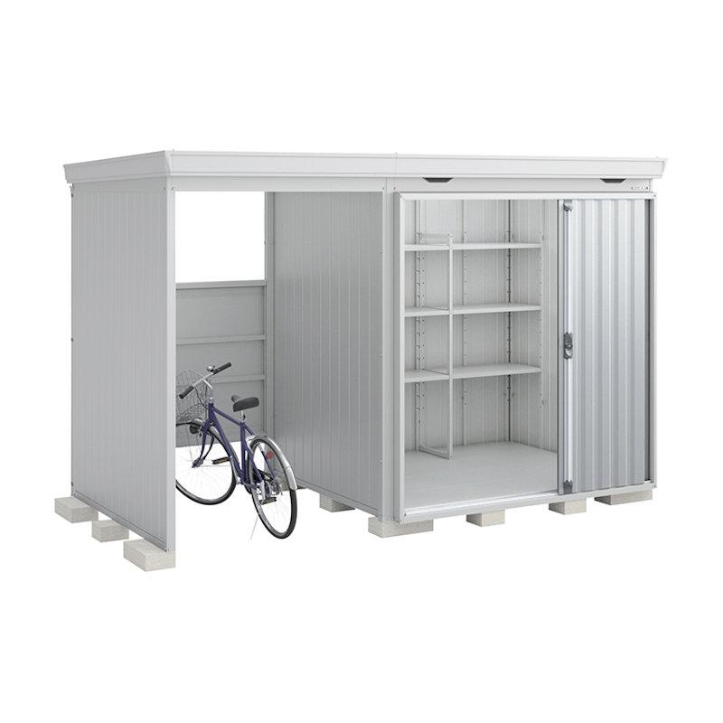 イナバ　フォルタウィズＦＷ－１５Ｋ＋２２１８Ｓ　シルバー　約幅３．８×奥行１．８ｍ