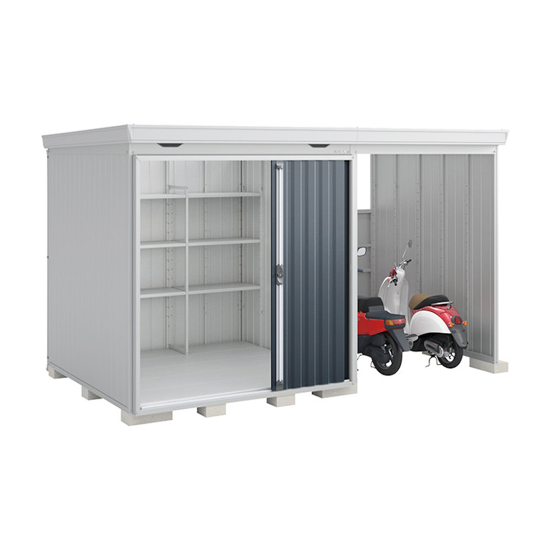 イナバ　フォルタウィズＦＷ－１８Ｋ＋２２２２ＨＡ　多雪型　シルバー　約幅４×奥行２．３ｍ