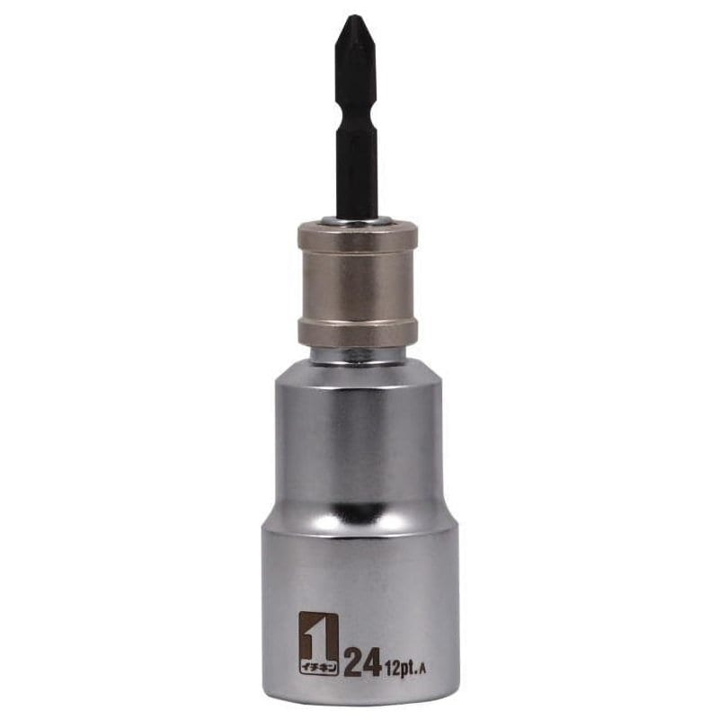 イチネンアクセス 軸交換式落下防止ソケット 24mm 12角 RS24-12K