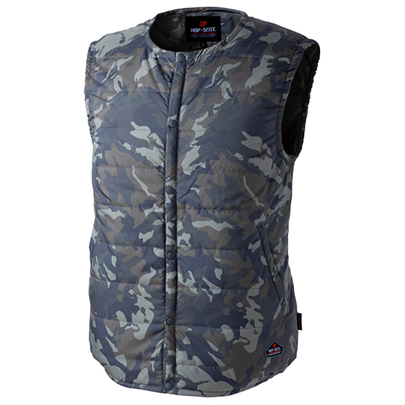 中国産業　ＨＯＰ－ＳＣＯＴ　ｄーＨＥＡＴ迷彩シレーベスト　迷彩カーキ　９５６２－１１５－ＬＬ