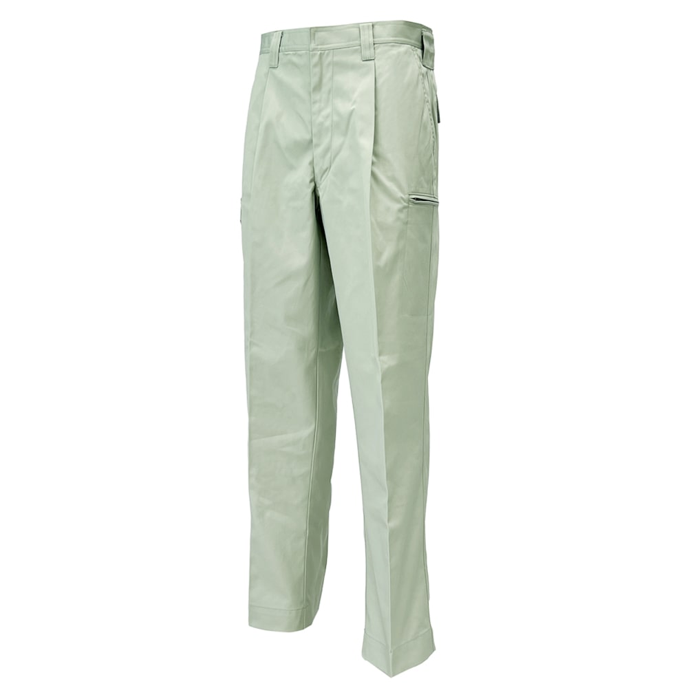 コーコス信岡　帯電防止綿混ＴＣフィッシング　股下８０ｃｍ　グリーン　１０５ｃｍ　８７０５５