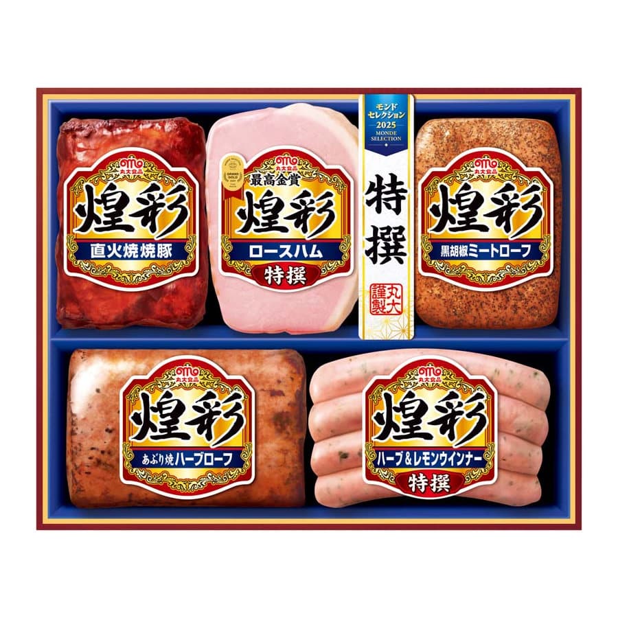 【２５年お歳暮】丸大食品　煌彩ギフト　ＭＶ－４９５【注文期限１２月１４日】